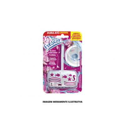 BLOCO SANITARIO - NOVO FRESCOR - 30g FLORAL